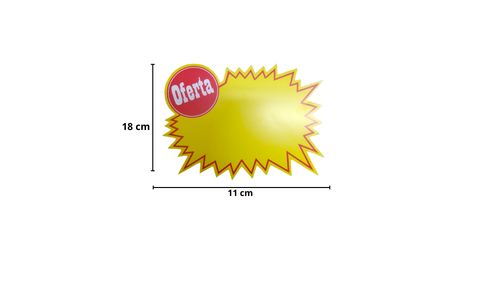 CARTAZ OFERTA 18X11 C/10